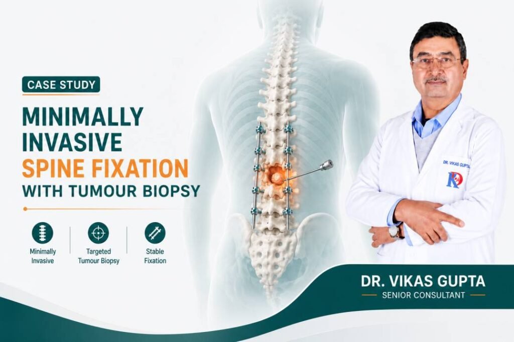 Minimally Invasive Spine Fixation with Tumour Biopsy