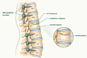 Minimally Invasive Spine Surgery for L1 Vertebral Fracture After a Fall